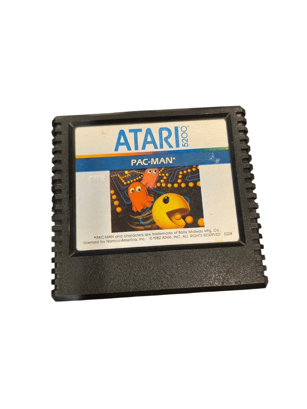 Atari 5200 Pac-Man Game Cartridge Vintage 1982 Atari Untested